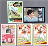 1980's Topps Ftbl.-5 Asst. Key/ HOF Rookies