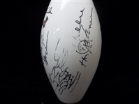 Autographed Super Bowl XLVIII Bowling Pin- Signed by 3 Former NFLer's