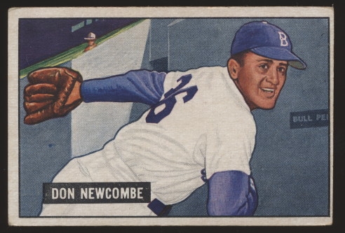 1951 Bowman Bb- #6 Don Newcombe, Dodgers