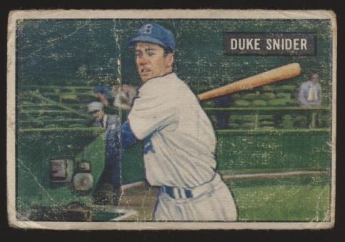 1951 Bowman Bb- #32 Duke Snider, Dodgers