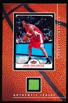 Vintage Sports Cards (Conroe, Texas) Player-Worn Jersey Swatches in 4" x 6" Cardboard Frames- Josh Childress, Hawks