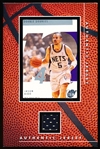 Vintage Sports Cards (Conroe, Texas) Player-Worn Jersey Swatches in 4" x 6" Cardboard Frames- Jason Kidd, Nets