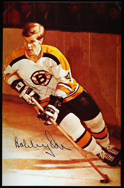 1969-70 Rally Sher-Brooke Bobby Orr 6" x 9" Promotional Card