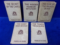 Clean Up Lot of 5 Diff. Franklin W. Dixon Hardy Boys Mystery Hardcover Books