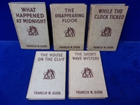 Clean Up Lot of 5 Diff. Franklin W. Dixon Hardy Boys Mystery Hardcover Books