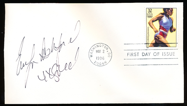 Autographed & Inscribed Evelyn Ashford First Day Envelope