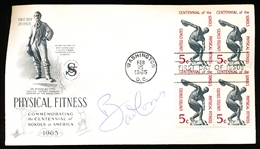 Autographed Bart Conner Physical Fitness through Gymnastics First Day Envelope