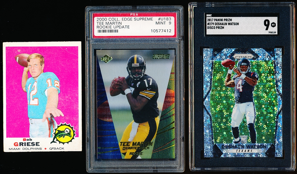 Three Football Cards