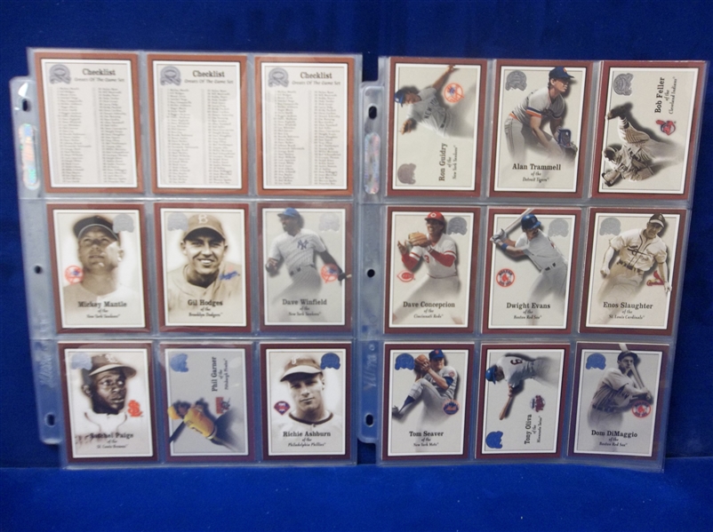 1999-2000 Fleer Greats of the Game Baseball- 75 Diff- in pages