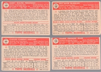 1952 Topps Bb- 3 Diff