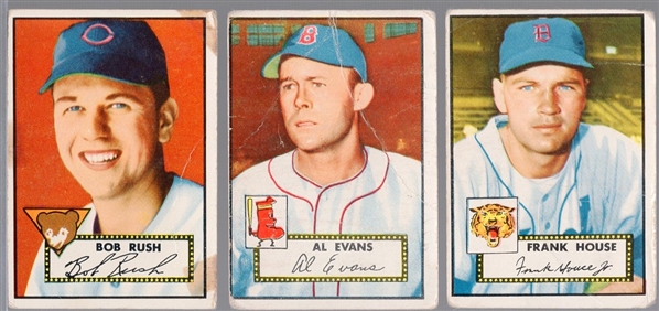 1952 Topps Bb- 3 Diff