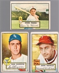 1952 Topps Bb- 3 Diff