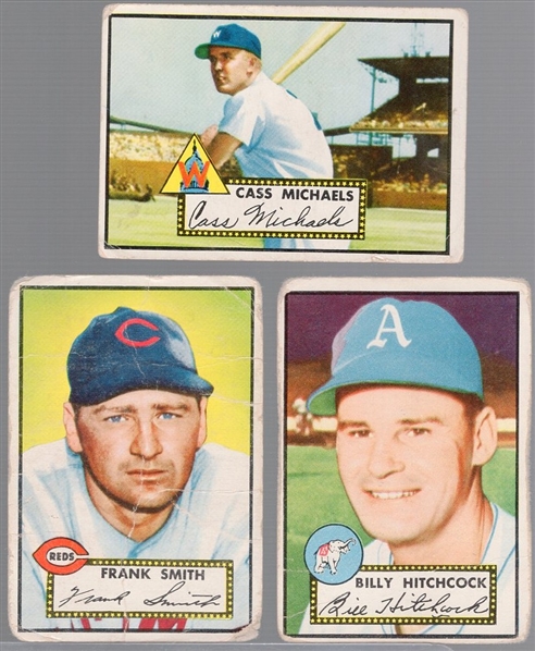 1952 Topps Bb- 3 Diff