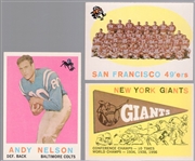 1959 Topps Football- 10 Diff