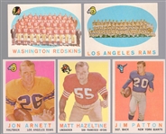 1959 Topps Football- 10 Diff