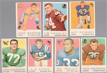 1959 Topps Football- 7 Diff