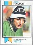 1973 Topps Football- #400 Joe Namath, Jets