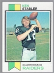 1973 Topps Football- #487 Ken Stabler RC, Oakland