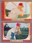 1955 Bowman Bb- 2 Diff Stars