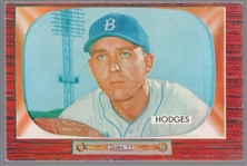 1955 Bowman Bb- #158 Gil Hodges, Brooklyn