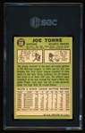 1967 Topps Baseball- #350 Joe Torre, Braves- SGC 1(PR)