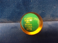 1970 Chemtoy Superball- #8039 Phil Niekro, Braves