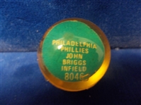 1970 Chemtoy Superball- #8046 John Briggs, Phillies
