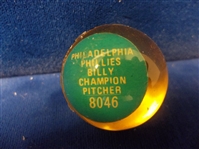 1970 Chemtoy Superball- #8046 Billy Champion, Phillies