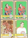 1972-73 Topps Hockey- 4 Asst. Stars