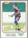 1981-82 Topps Hockey #18 Jari Kurri RC, Oilers