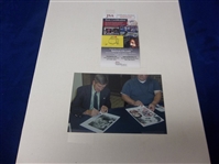 Autographed Ted Lindsay BCBS of Michigan Red Wings 11 x 15-3/4 Art Print- JSA Certified!