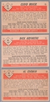 1953 Bowman Bb Color- 3 Diff Hi#'s