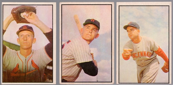1953 Bowman Bb Color- 3 Diff Hi#s
