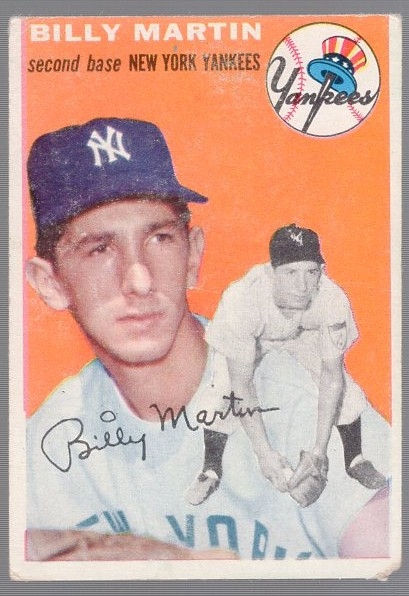 1954 Topps Bb- #13 Billy Martin, Yankees