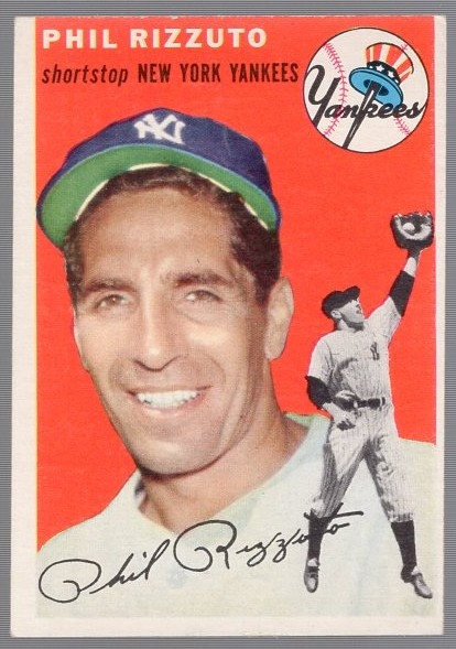1954 Topps Bb- #17 Phil Rizzuto, Yankees