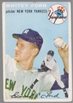 1954 Topps Bb- #37 Whitey Ford, Yankees