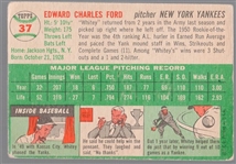 1954 Topps Bb- #37 Whitey Ford, Yankees