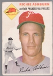 1954 Topps Bb- #45 Richie Ashburn, Phillies