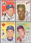 1954 Topps Bb- 4 Diff