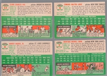 1954 Topps Bb- 4 Diff
