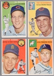 1954 Topps Bb- 4 Diff