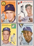 1954 Topps Bb- 4 Diff