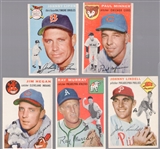 1954 Topps Bb- 9 Diff