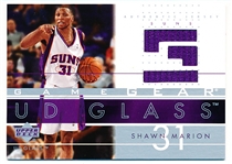 2003 Upper Deck Glass Bskt.- “Game Gear"- #SM-GG Shawn Marion, Suns