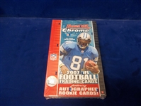 2007 Bowman Chrome Football- 1 Factory Sealed Hobby Box