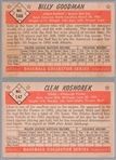 1953 Bowman Bb Color- 2 Diff Hi#'s