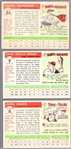  1955 Topps Baseball- 3 Diff