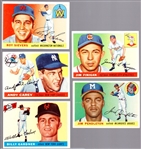 1955 Topps Baseball- 9 Diff