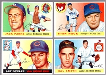 1955 Topps Baseball- 9 Diff