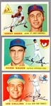 1955 Topps Baseball- 3 Diff